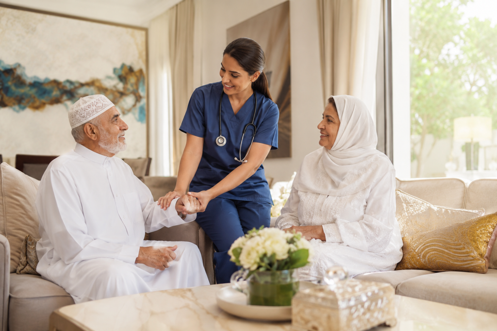 راحة بالك على أهلك مع الرعاية الصحية المنزلية