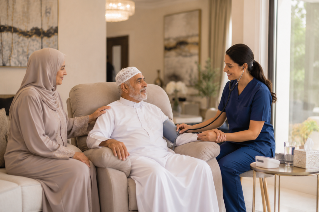 البيت… أفضل مكان للعلاج مع هيلث كير سلوشنز للرعاية الصحية المنزلية