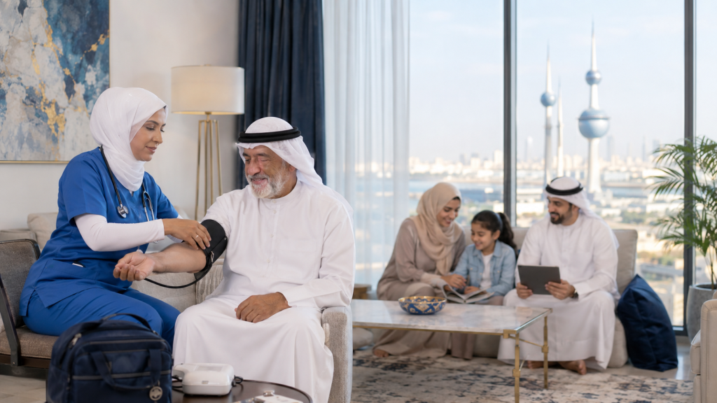 هيلث كير سلوشنز للرعاية لا تتطلّب وقتًا بل خدمة تصل إليكِ